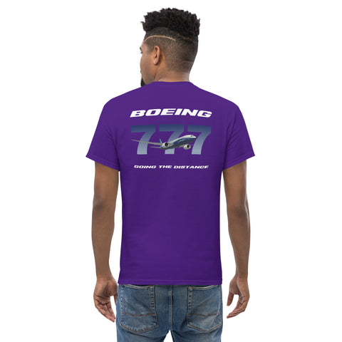 AMT Aircraft Maintenance, Boeing 777 Going The Distance Men's classic tee