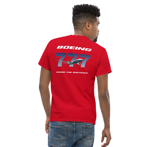 AMT Aircraft Maintenance, Boeing 777 Going The Distance Men's classic tee