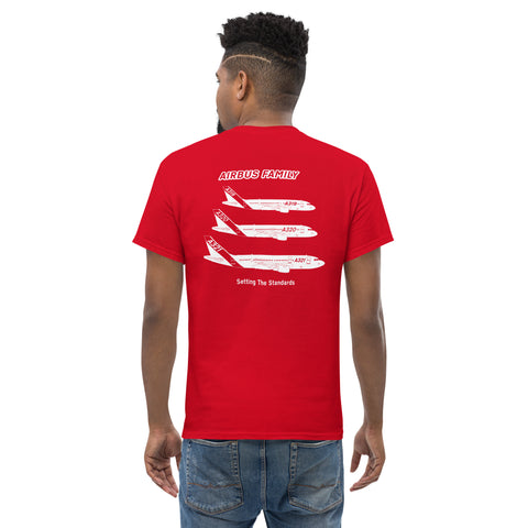AMT Aircraft Maintenance, Airbus Family Setting The Standards Men's classic tee