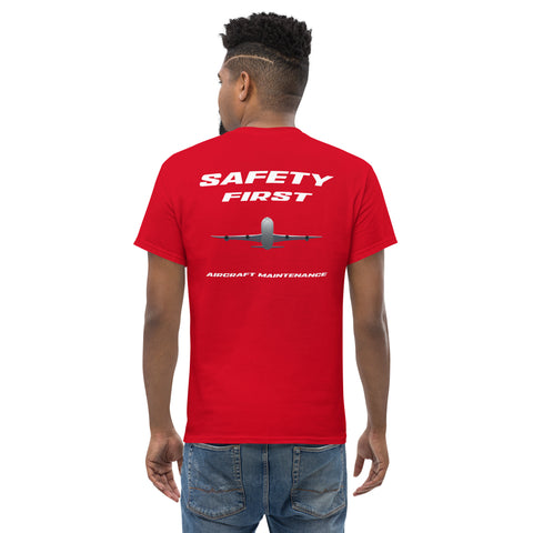 AMT Aircraft Maintenance, Safety First Aircraft Maintenance Men's classic tee