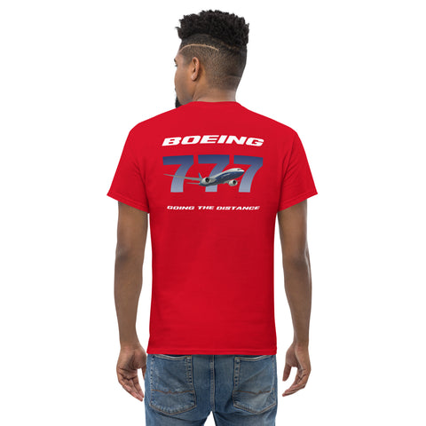 AMT Aircraft Maintenance, Boeing 777 Going The Distance Men's classic tee