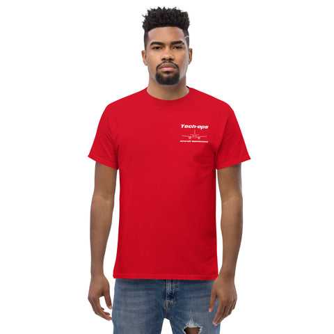 Tech-Ops Aircraft Maintenance, Safety First Aircraft Maintenance Men's classic tee