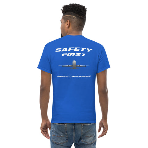 Tech-Ops Aircraft Maintenance, Safety First Aircraft Maintenance Men's classic tee