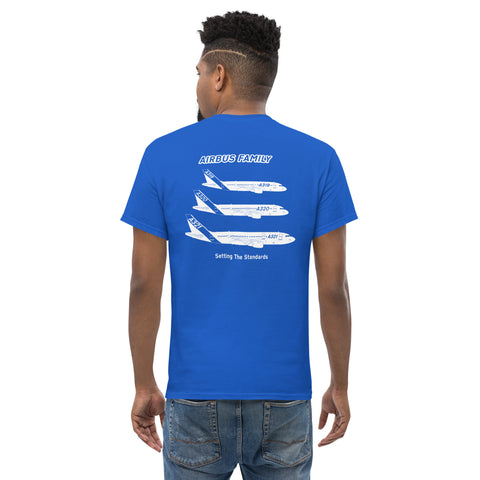 AMT Aircraft Maintenance, Airbus Family Setting The Standards Men's classic tee