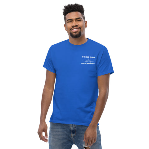 Tech-Ops Aircraft Maintenance, Safety First Aircraft Maintenance Men's classic tee