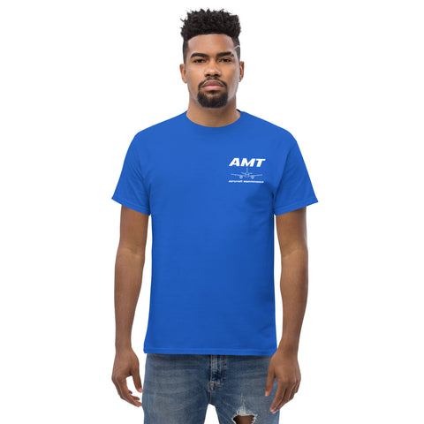 AMT Aircraft Maintenance, Boeing 777 Going The Distance Men's classic tee