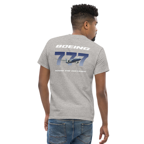 AMT Aircraft Maintenance, Boeing 777 Going The Distance Men's classic tee