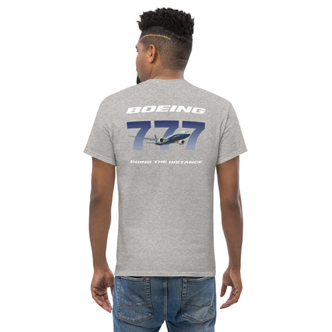 AMT Aircraft Maintenance, Boeing 777 Going The Distance Men's classic tee