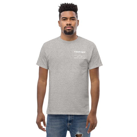 Tech-Ops Aircraft Maintenance, Airbus Family V2500 The Power Of Superior Technology Men's classic tee