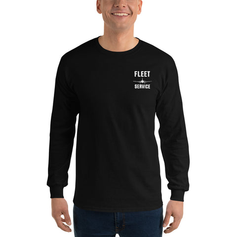 Fleet Service, Airbus Family V2500 The Power Of Superior Technology Men’s Long Sleeve Shirt