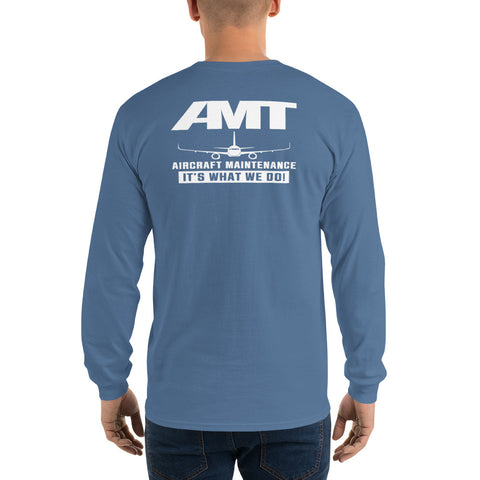 AMT Aircraft Maintenance, AMT Aircraft Maintenance It's What We Do ! Men’s Long Sleeve Shirt