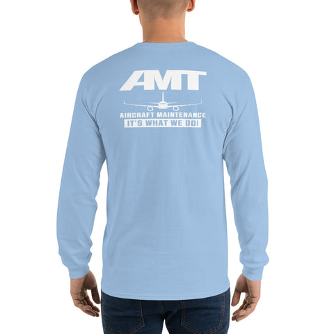 AMT Aircraft Maintenance, AMT Aircraft Maintenance It's What We Do ! Men’s Long Sleeve Shirt