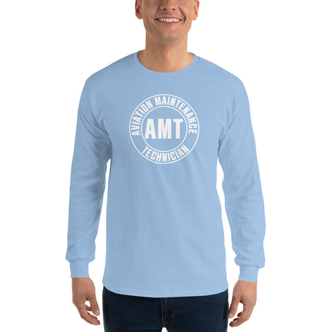 AMT Aviation Maintenance Technician Men’s Long Sleeve Shirt