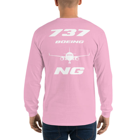 Flight Crew, Boeing 737 Next Generation Men’s Long Sleeve Shirt