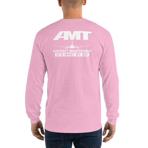 AMT Aircraft Maintenance, AMT Aircraft Maintenance It's What We Do ! Men’s Long Sleeve Shirt