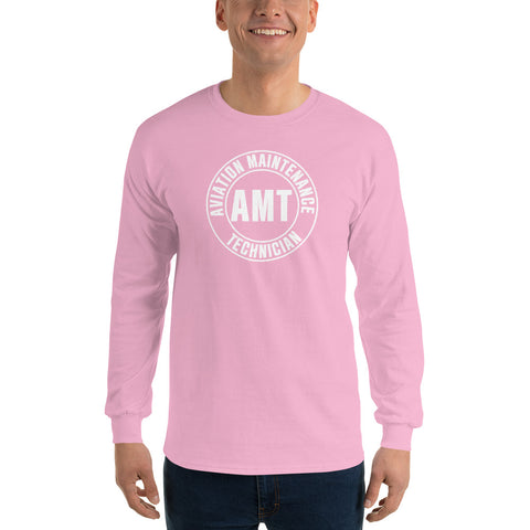 AMT Aviation Maintenance Technician Men’s Long Sleeve Shirt