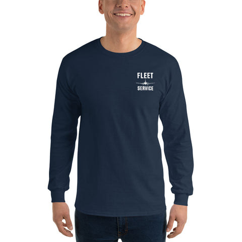 Fleet Service, Airbus Family V2500 The Power Of Superior Technology Men’s Long Sleeve Shirt