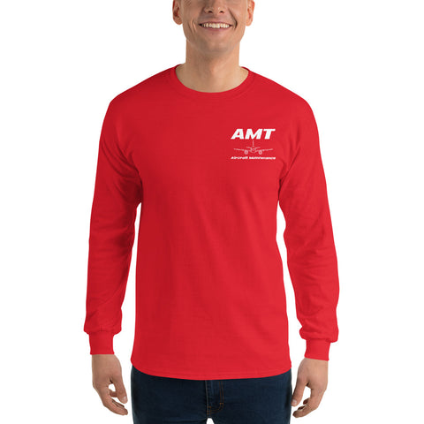AMT Aircraft Maintenance, Boeing 777 Going The Distance Men’s Long Sleeve Shirt