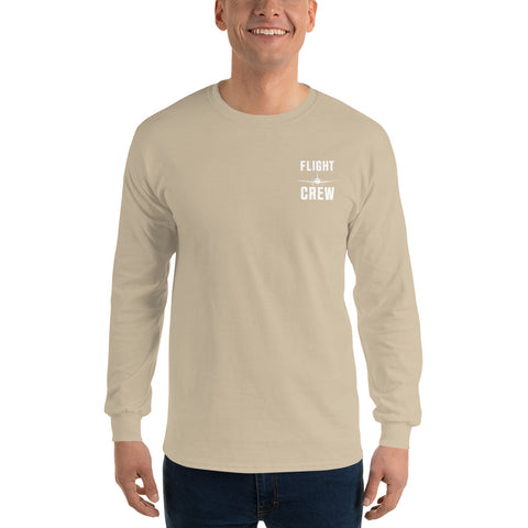 Flight Crew, Airbus Family V2500 The Power Of Superior Technology Men’s Long Sleeve Shirt