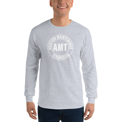 AMT Aviation Maintenance Technician Men’s Long Sleeve Shirt