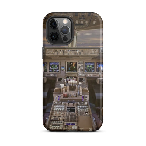 Boeing 777 Cockpit Tough iPhone case