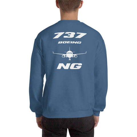 Flight Crew, Boeing 737 Next Generation Men's Sweatshirt