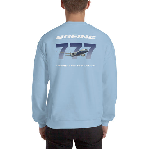 Tech-Ops Aircraft Maintenance, Boeing 777 Going The Distance Men's Sweatshirt