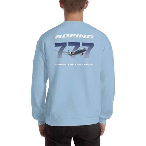Flight Crew, Boeing 777 Going The Distance Men's Sweatshirt