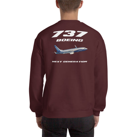 Fleet Service, 737 Boeing Next Generation Men's Sweatshirt