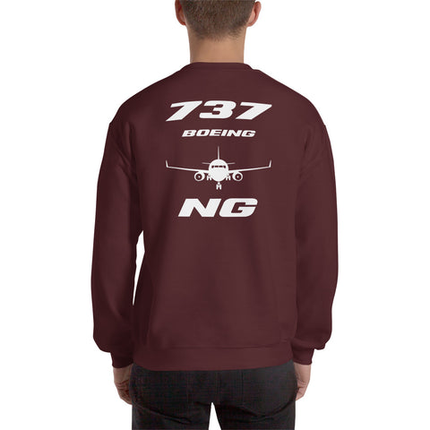 Flight Crew, Boeing 737 Next Generation Men's Sweatshirt