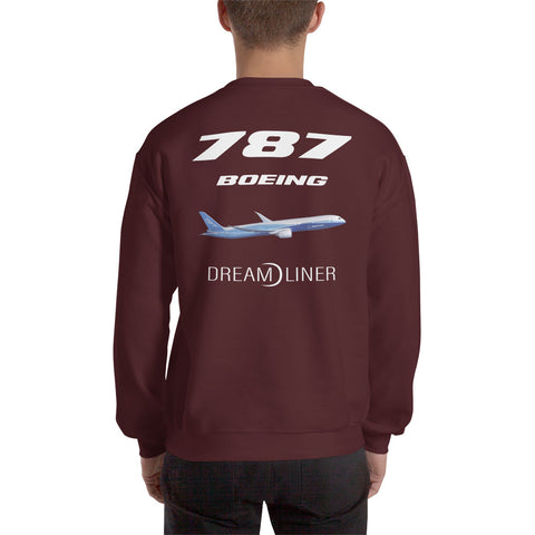 Tech-Ops Aircraft Maintenance, Boeing 787 Dreamliner Men's Sweatshirt