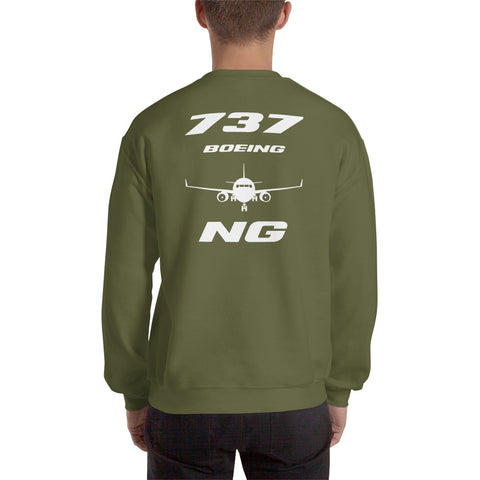 Flight Crew, Boeing 737 Next Generation Men's Sweatshirt