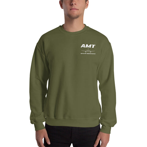 AMT Aircraft Maintenance, Airbus Family Setting The Standards Men's Sweatshirt