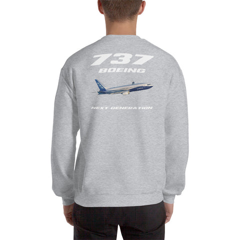 Fleet Service, 737 Boeing Next Generation Men's Sweatshirt