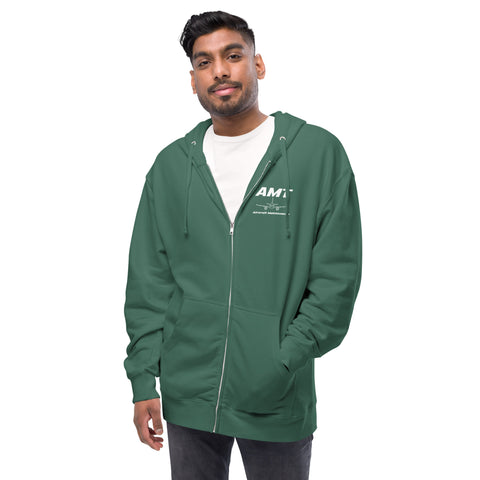AMT Aircraft Maintenance, Boeing 737 Next Generation Men's Fleece Zip Up Hoodies