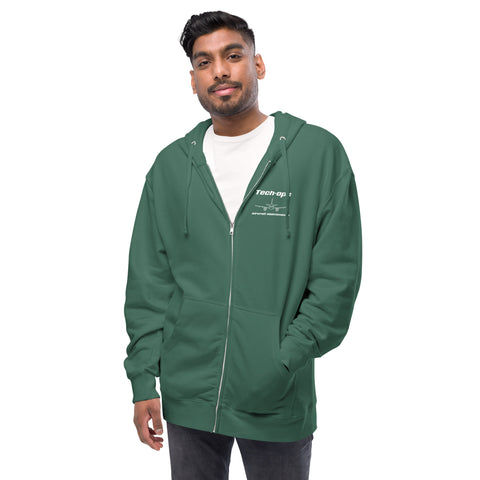 Tech-Ops Aircraft Maintenance, Boeing 737 Next Generation Men's Fleece Zip Up Hoodies