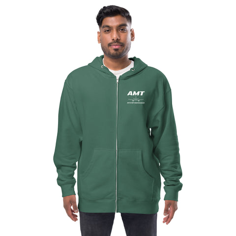 AMT Aircraft Maintenance, AMT Aircraft Maintenance It's What We Do ! Unisex Fleece zip Up Hoodie