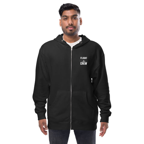 Flight Crew, Airbus Family V2500 The Power Of Superior Technology Men's Fleece Zip Up Hoodies