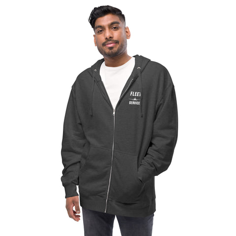Fleet Service, Safety First Aircraft Maintenance Men's Fleece Zip Up