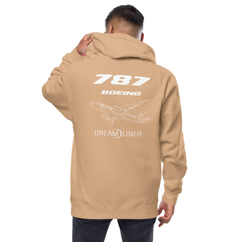 Flight Crew, Boeing 777 Going The Distance Men's Fleece Zip Up Hoodies