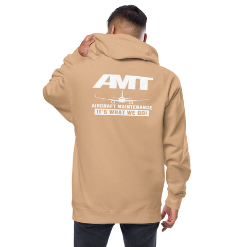 AMT Aircraft Maintenance, AMT Aircraft Maintenance It's What We Do ! Unisex Fleece zip Up Hoodie