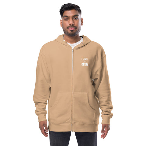 Flight Crew, Airbus Family V2500 The Power Of Superior Technology Men's Fleece Zip Up Hoodies