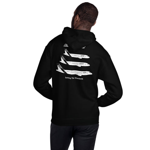 Fleet Service, Airbus Family Setting The Standards Men's Hoodie