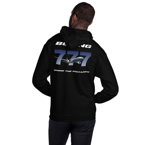 Flight Crew, Boeing 777 Going The Distance Men's Hoodie