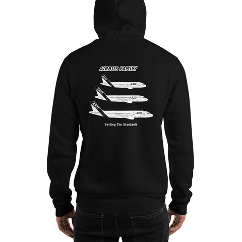 Tech-Ops Aircraft Maintenance, Airbus Family Setting The Standards Men's Hoodie