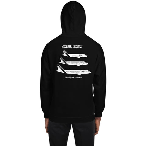 Fleet Service, Airbus Family Setting The Standards Men's Hoodie