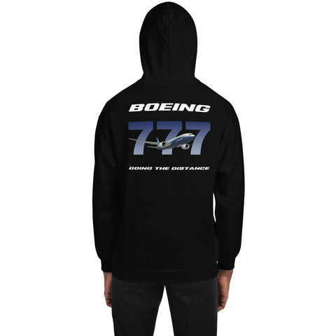 Flight Crew, Boeing 777 Going The Distance Men's Hoodie