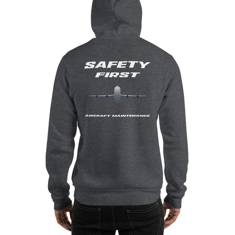 AMT Aircraft Maintenance, Safety First Aircraft Maintenance Men's Hoodie