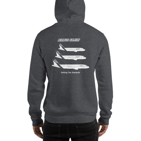 Tech-Ops Aircraft Maintenance, Airbus Family Setting The Standards Men's Hoodie