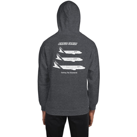 Fleet Service, Airbus Family Setting The Standards Men's Hoodie